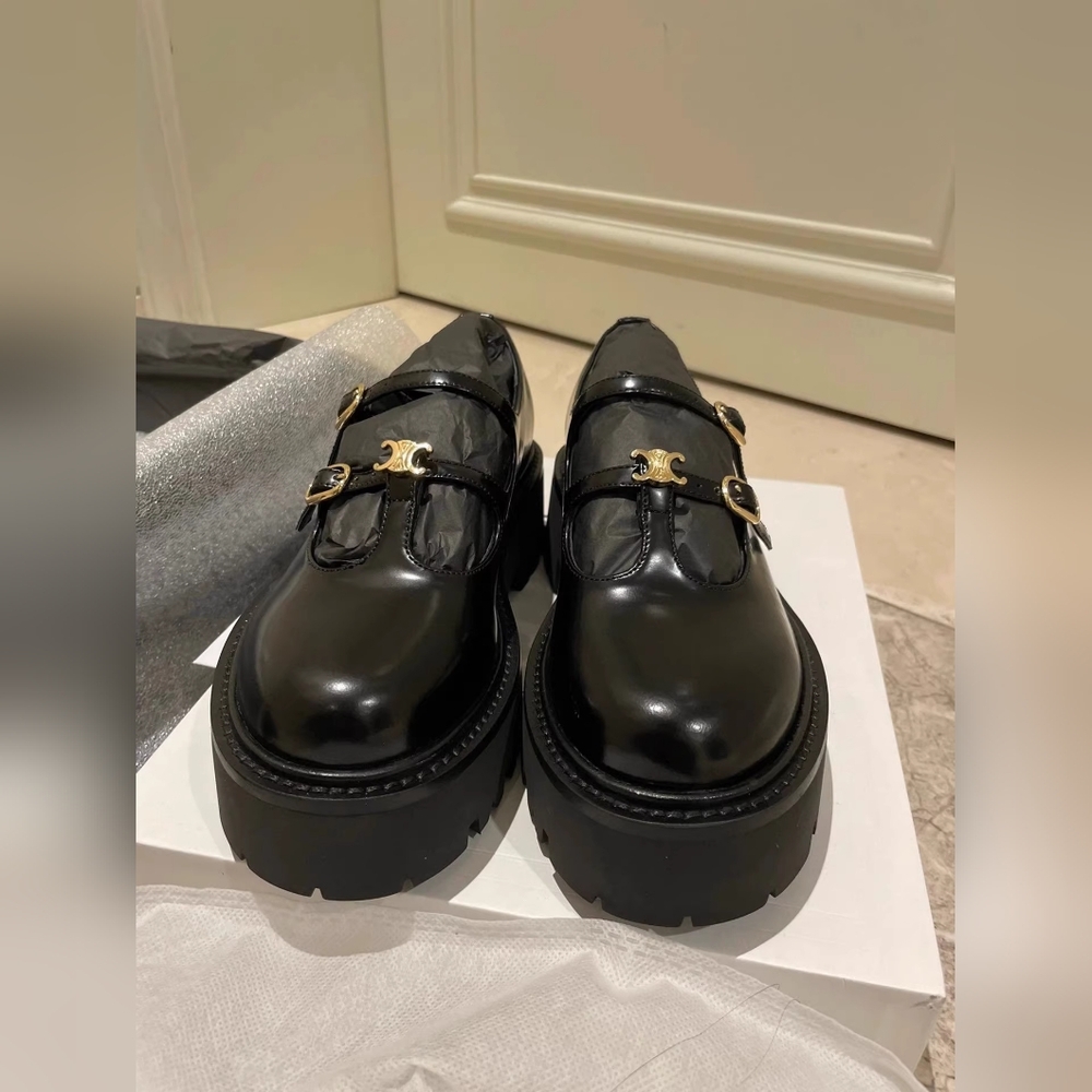 Celine Mary Jane Platform Shoes